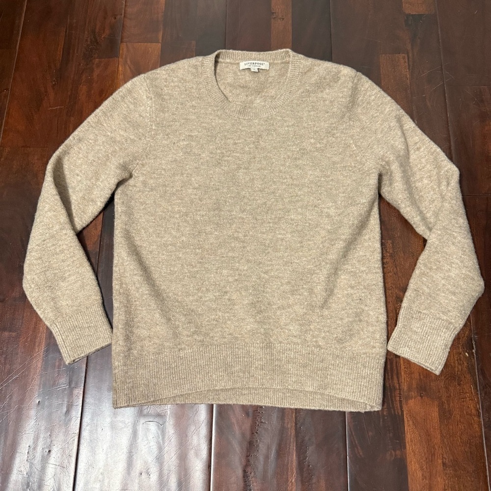 Liverpool Los Angeles Sweater Women’s Size Small Taupe Heather